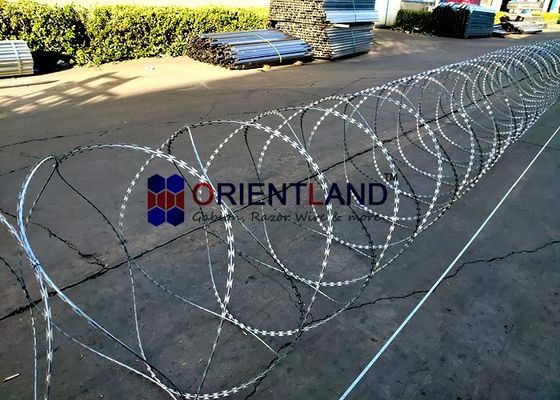 Airport Militaty Bto-30 Security Galvanised Razor Wire 54-56 Loops