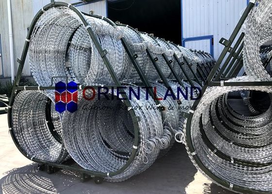 Concertina Razor Wire For Rapid Deployment System 2.5mm Diameter Triple ...