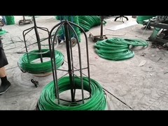 PVC coated Barbed Wire Green Color